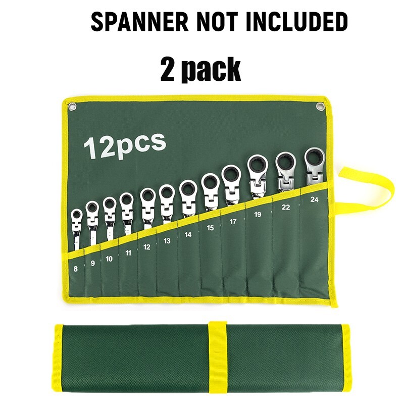 Roll Up Tools Storage Bag Wrench Pliers Organizer Pouch Durable Roll Up Tool Bag