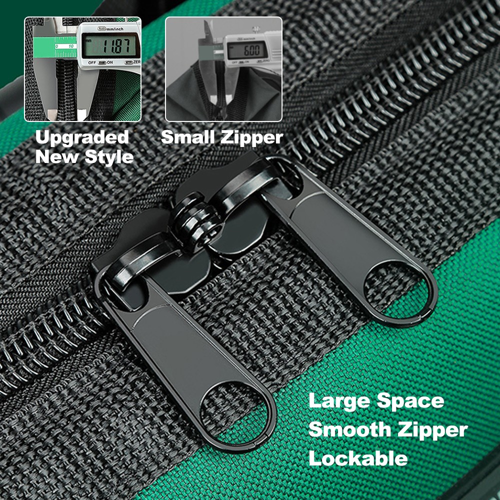16-inch Tool Bag Heavy Duty Tool Bags 600D Oxford Cloth Wide Mouth RZLK