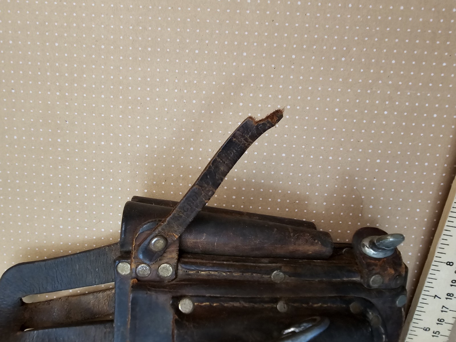 Vintage Durable Leather Tool Pouch