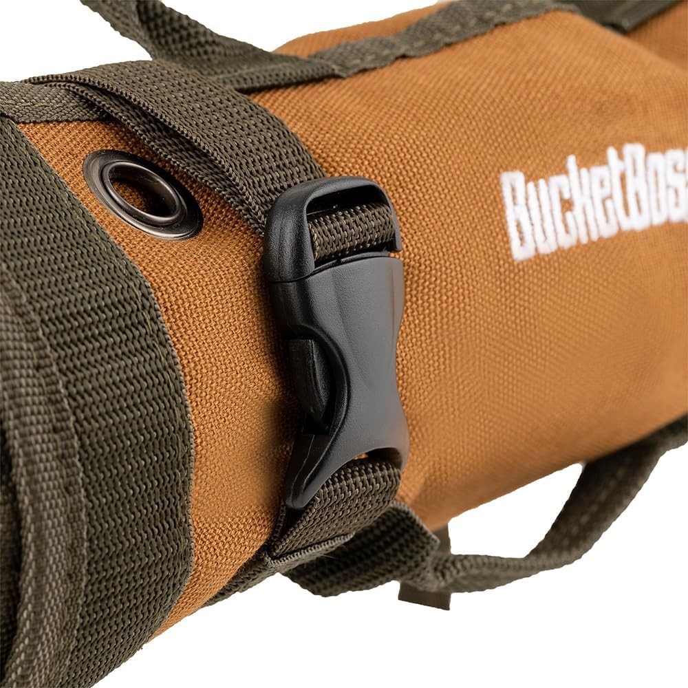 Versatile Tool Organizer in Brown Duckwear Canvas – Quick Release and 6 Pockets