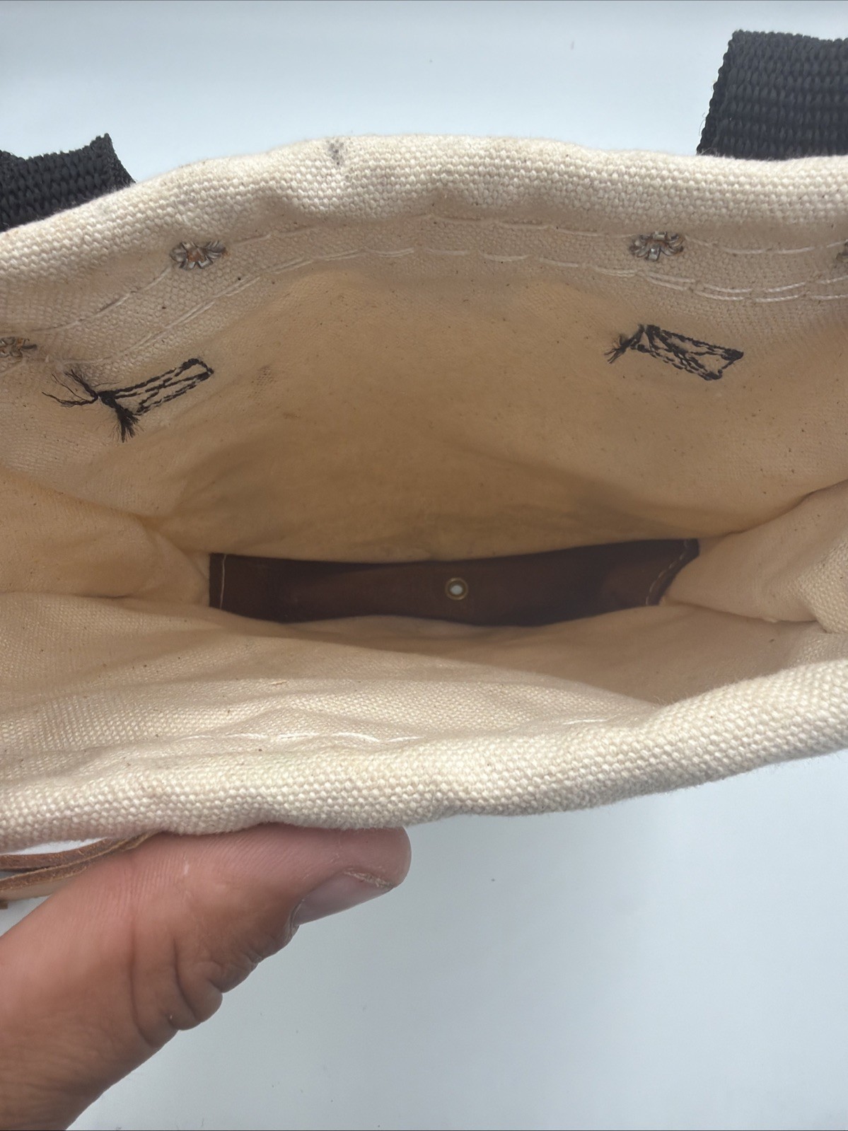 Klein Tools 5142 Tool Pouch Canvas With Leather Belt