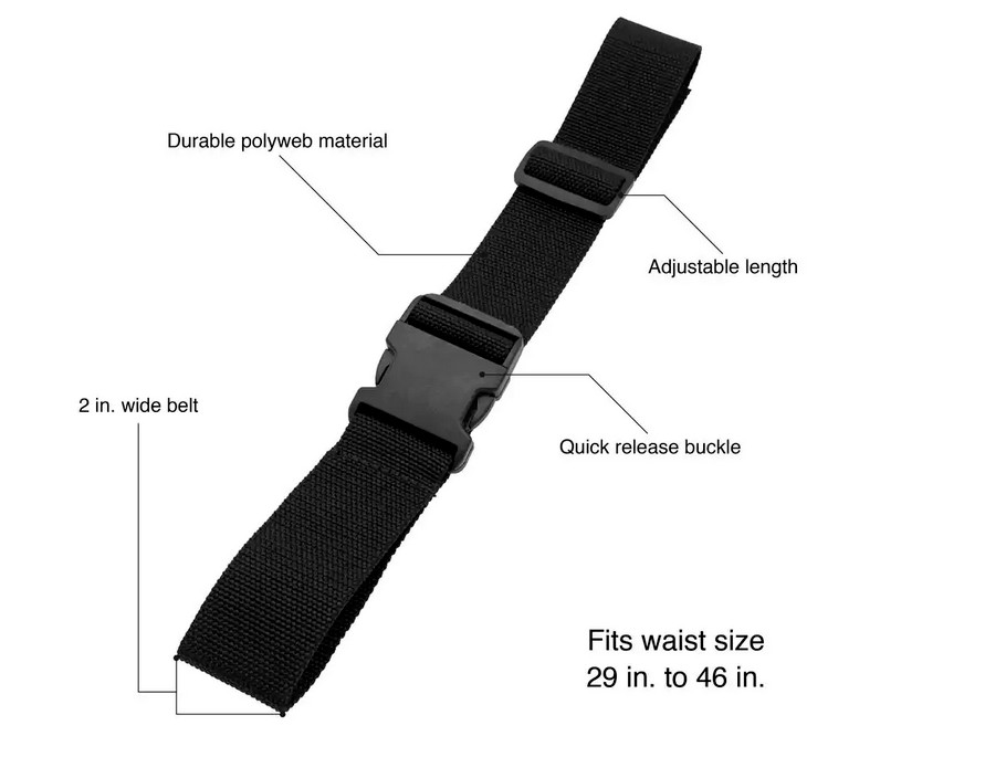 2 in. Quick Release Work Tool Belt