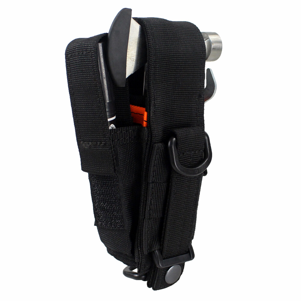 US Universal Molle Multi Tool Organizer Pouch Holder for Plier Knife Flashlight