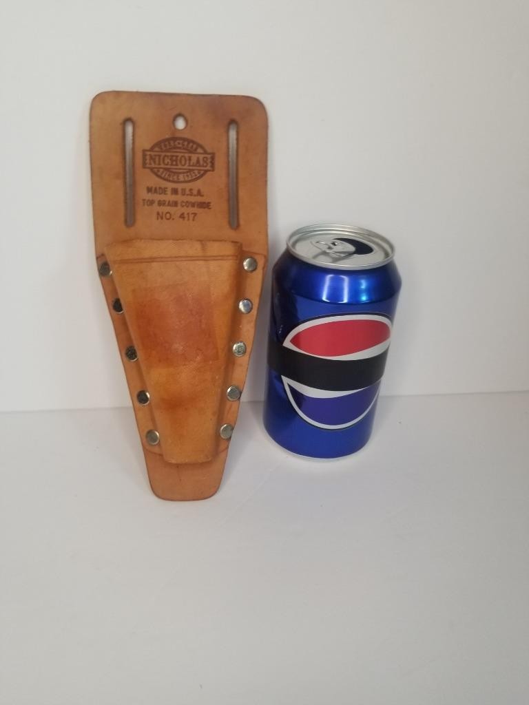 Nicholas 417 Tool Pouch top grain cowhide made in the USA