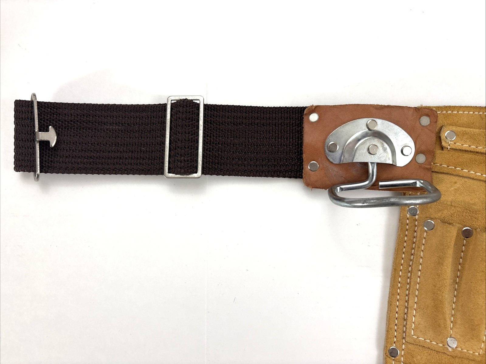 Carpenter LEATHER TOOL BELT/POUCH Custom Leathercraft CLC H427X Barely Used EUC