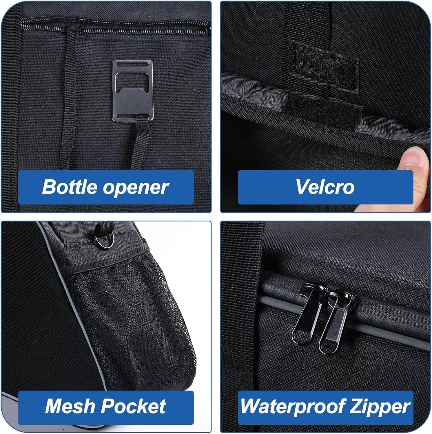Motorcycle Saddlebag Cooler Bag, Leakproof Saddle Bag Cooler Beverage Waterproof