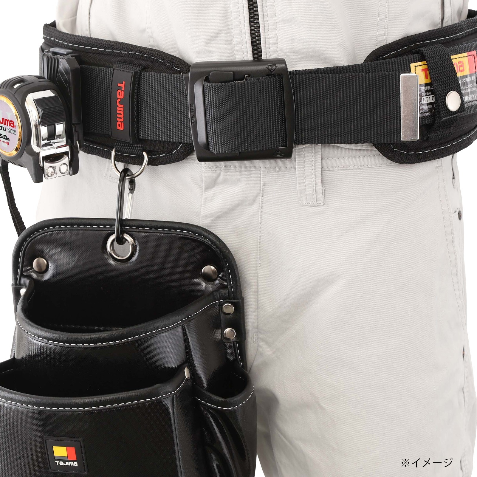 TAJIMA Tools Detachable Cow leather Tool Pouch 　Seff twin hooks Japan