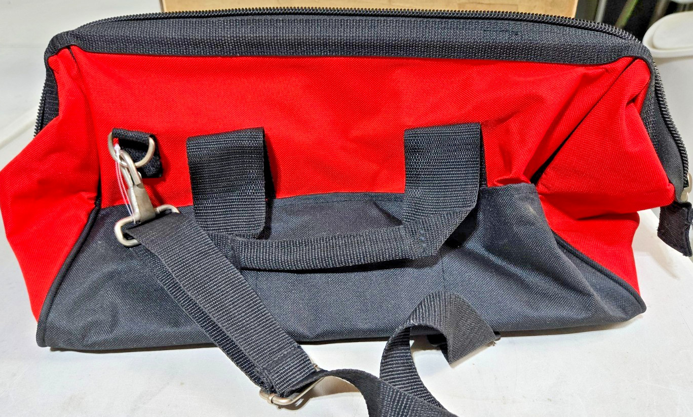 McGuire-Nicholas – Tool Bag #06-024-02-red/black-6-pkts outside+ 6 Pkts inside