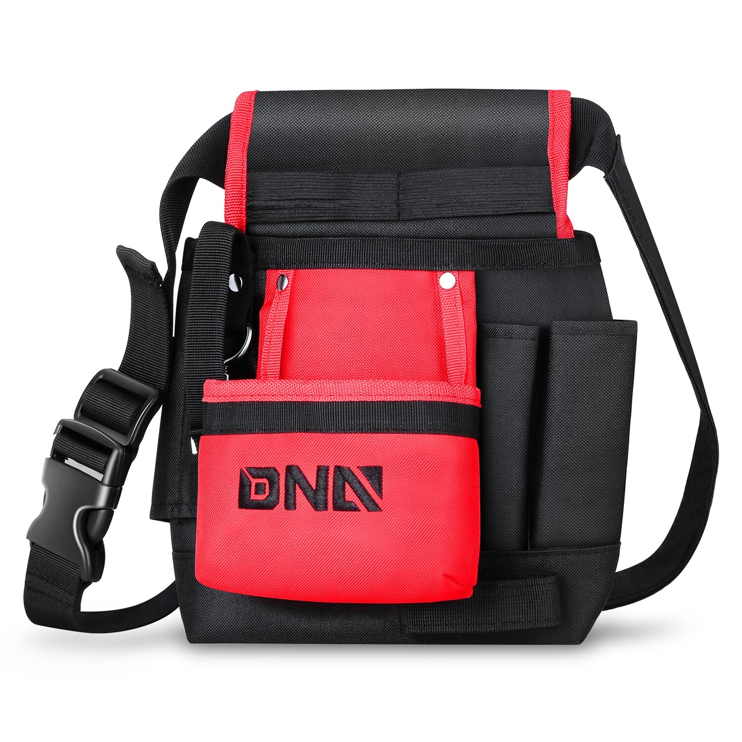 9.4″L x 11.4″H 600 Denier Oxford Waterproof Canvas 2 in 1 Waist Bag for Shopping