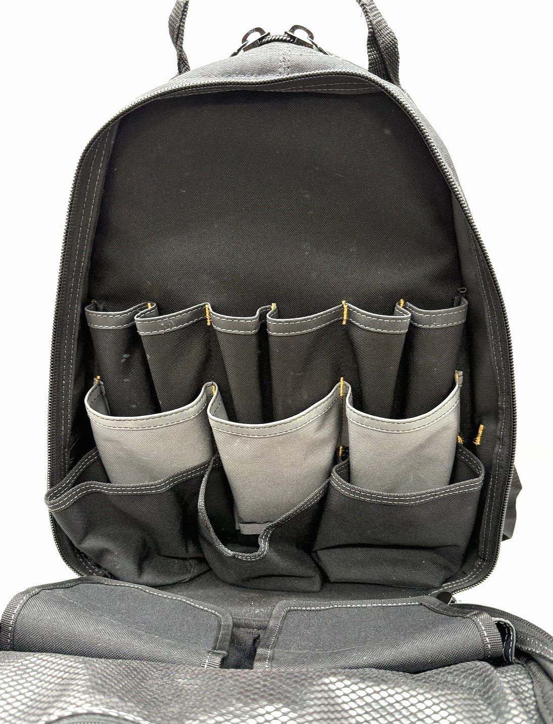 CLC 44 Pocket Deluxe Tool Backpack with Padded Shoulder Straps Model 1134 Work