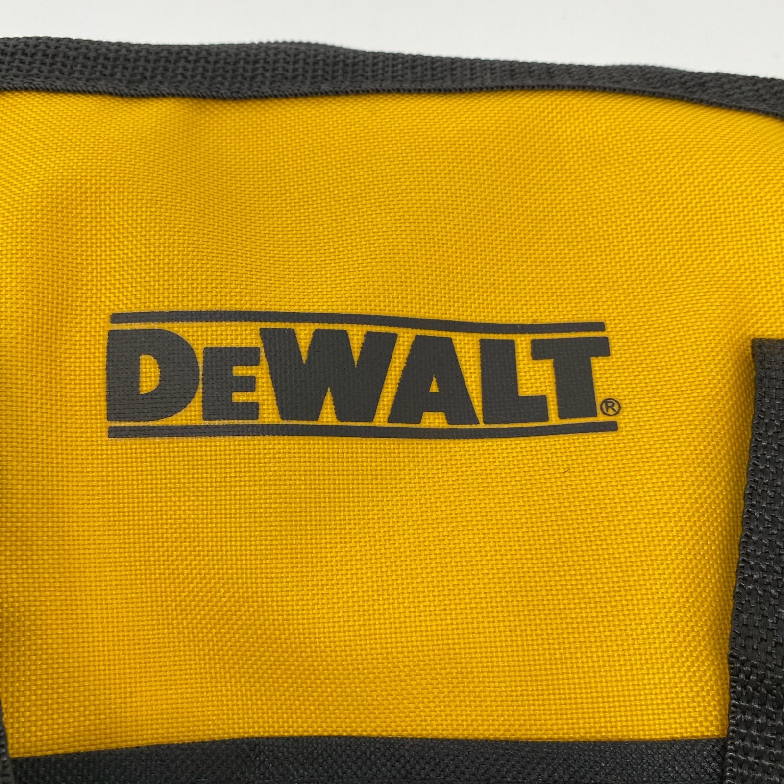 DEWALT 13x10x9 Ballistic Nylon Tool Bag N381993 Black/Yellow