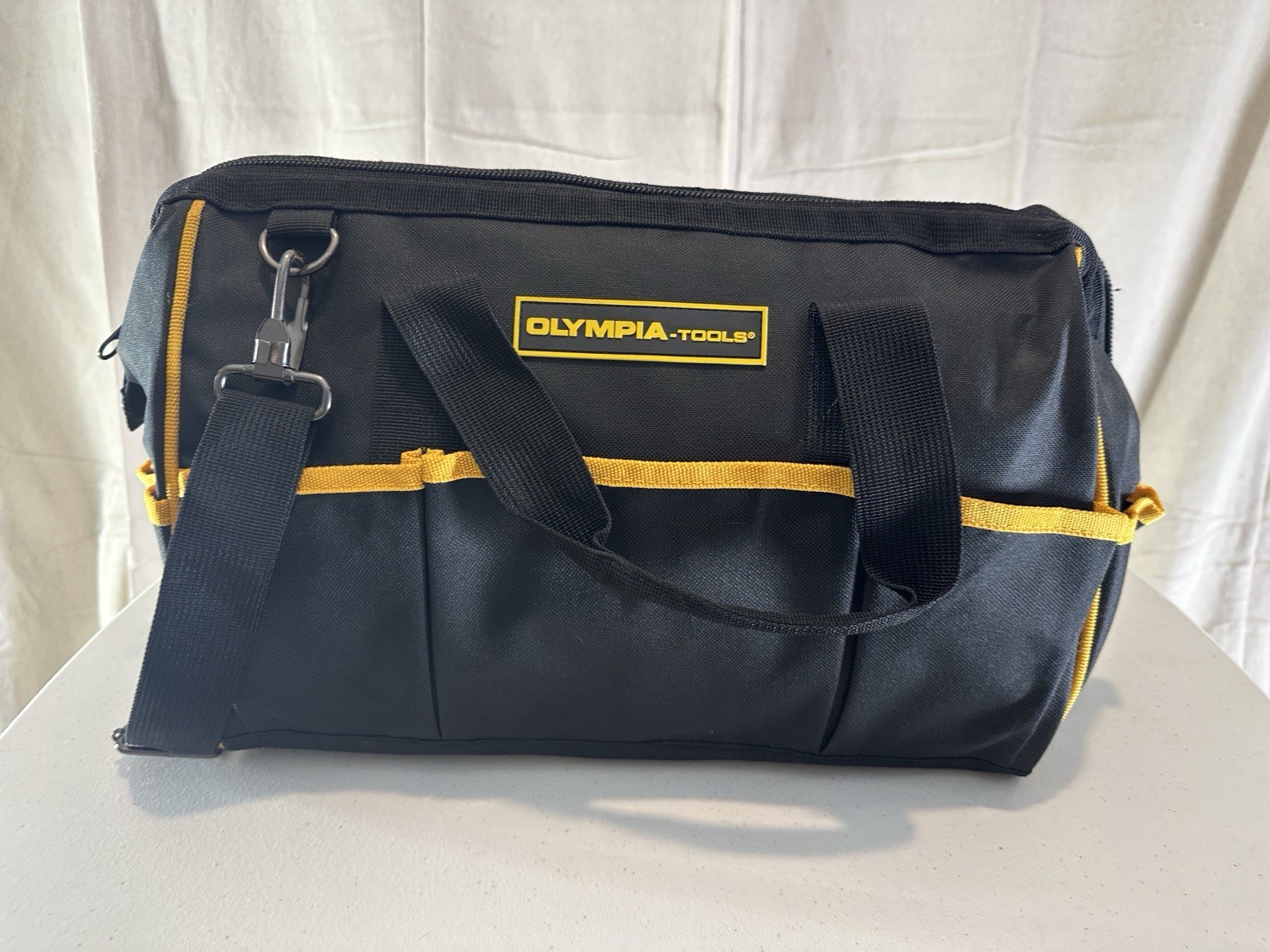 Olympia Tools 15 Inch Tool Bag With Handles and Shoulder Strap