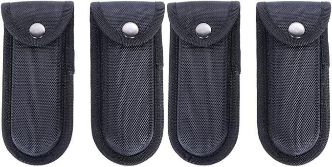 4 Pcs Nylon Pocket Sheath Portable Folding Storage Case Utility Tool Pouch Or…