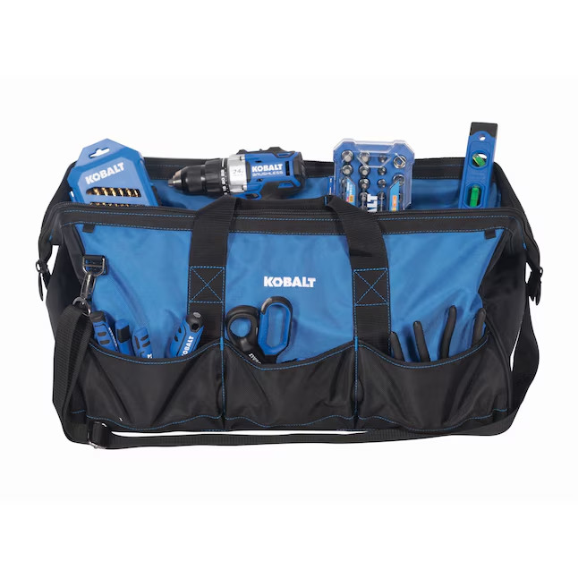 Kobalt Blue Polyester 24-IN (12x24x11) Zippered Tool Bag