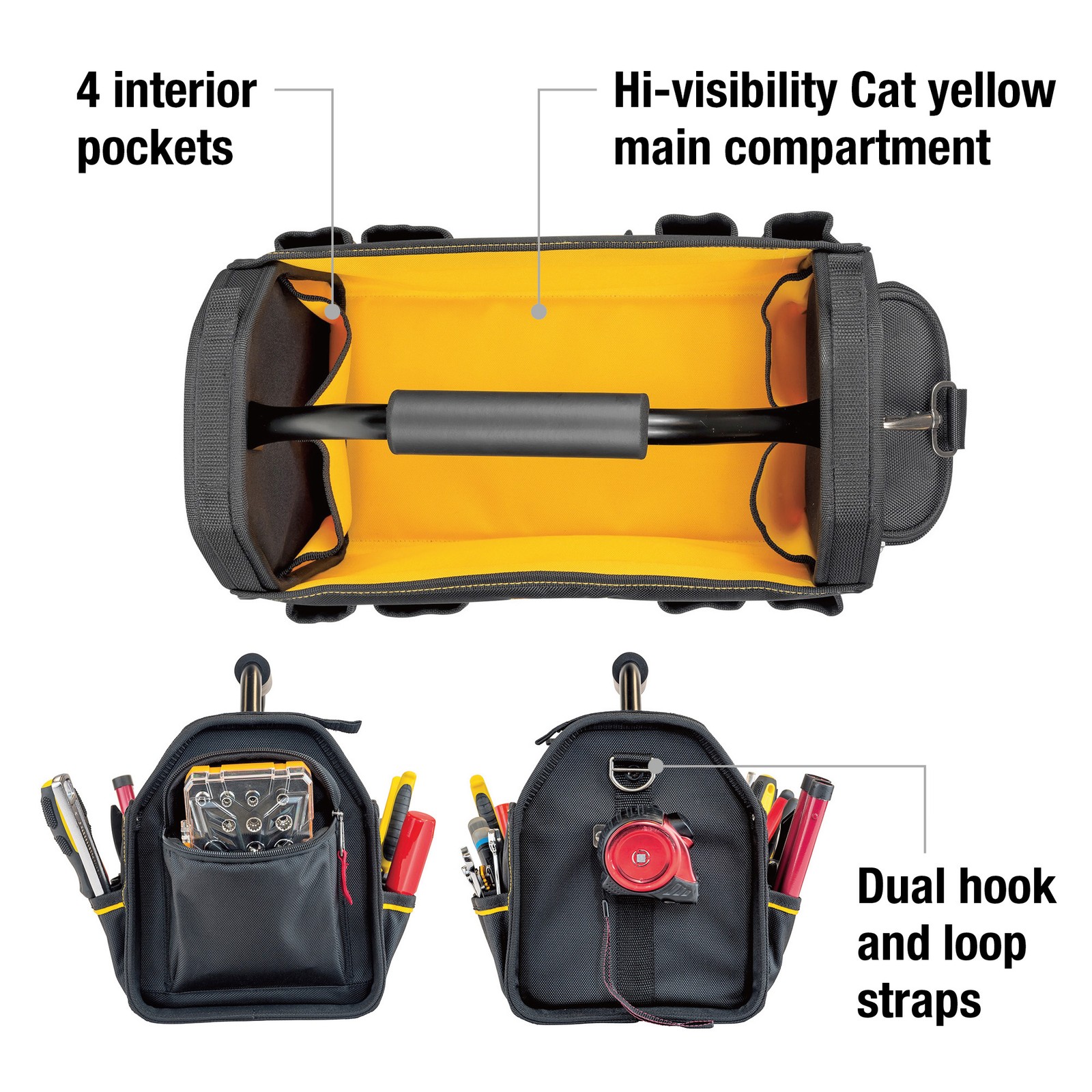 Cat 17 Inch Pro Tool Tote – 240046