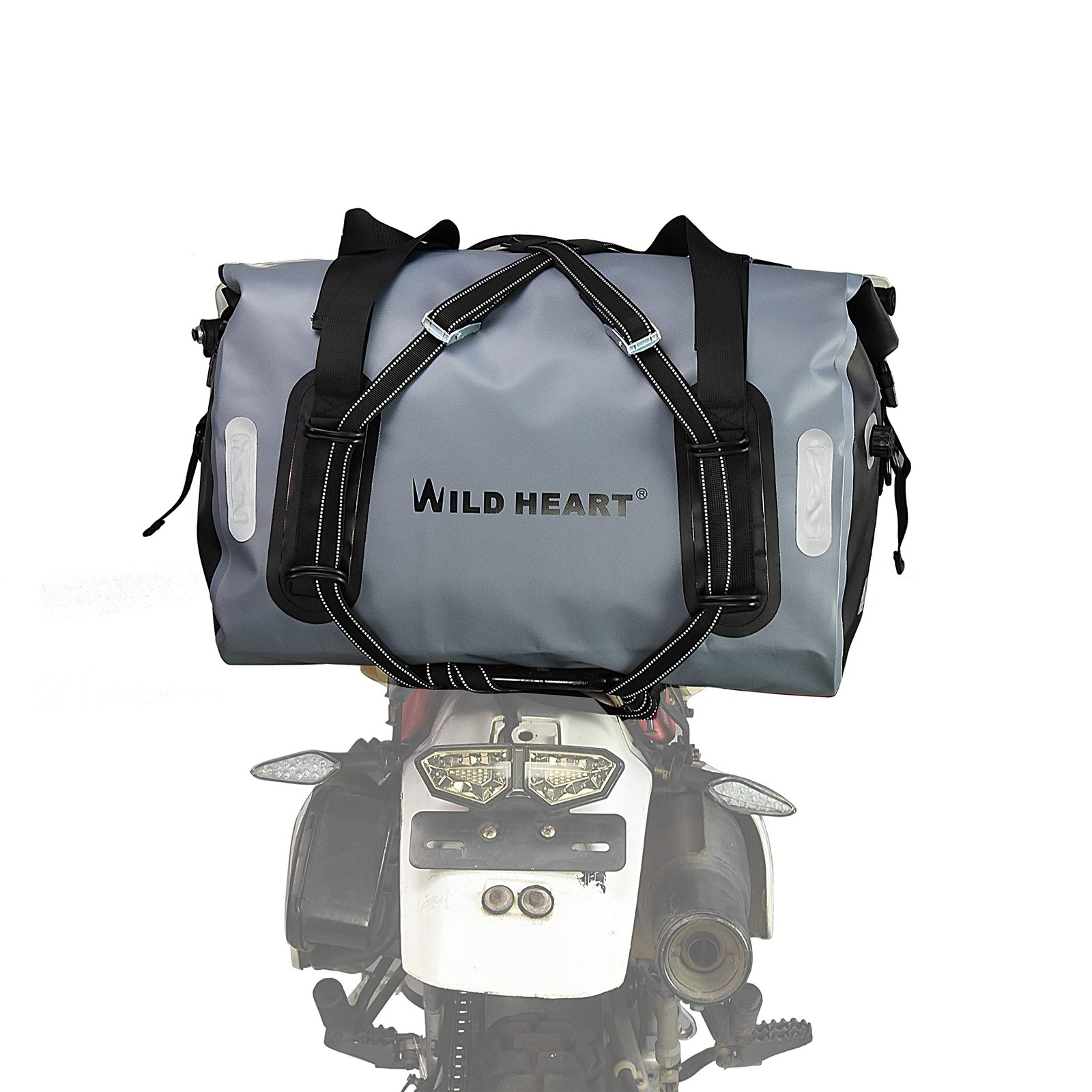 Waterproof Motorcycle Dry Bag 55L 66L 77L for Travel, Cycling, Hiking, Camping