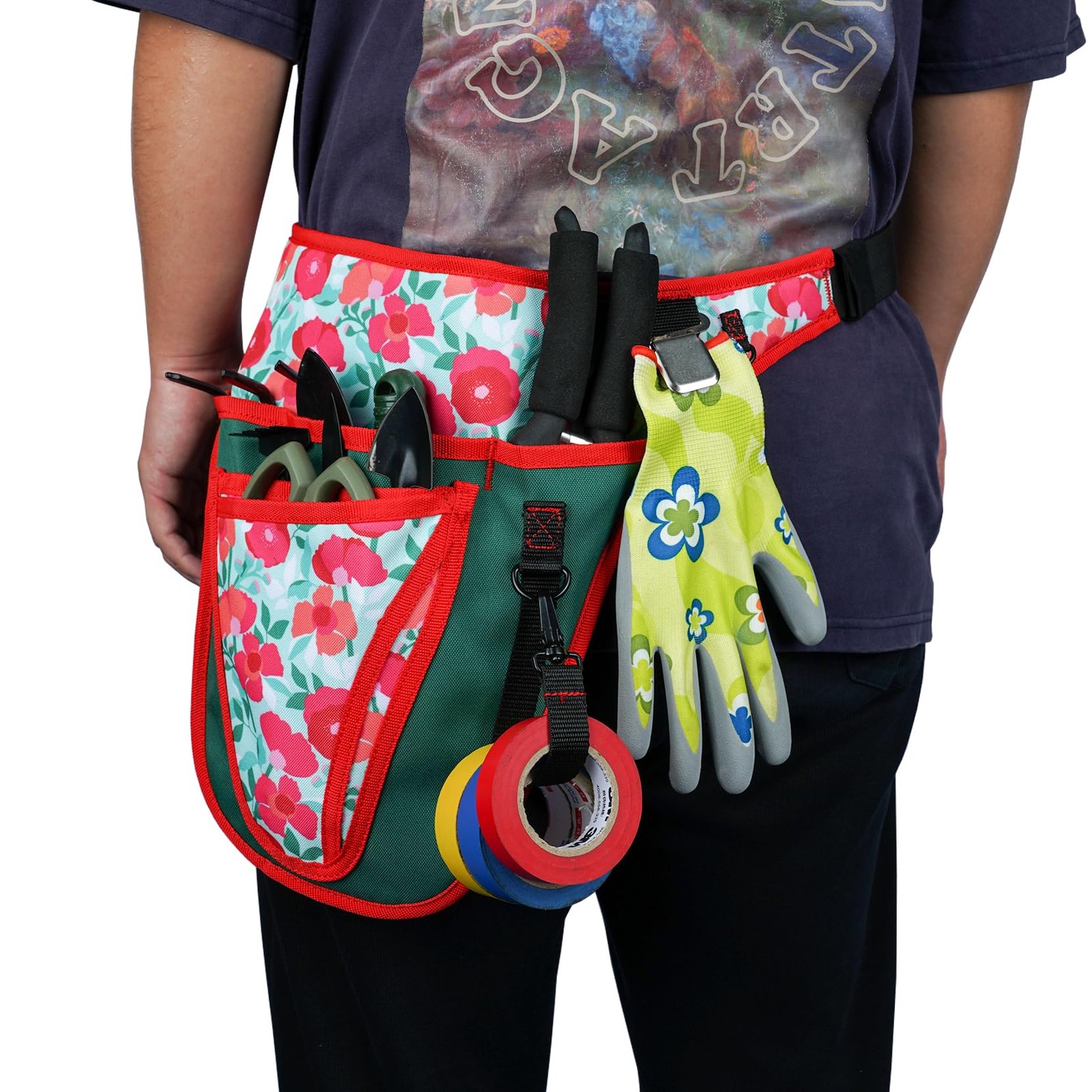 Garden Tool Belt Adjustable Organizer Pouch MultiPurpose Pocket DIY Plumbing