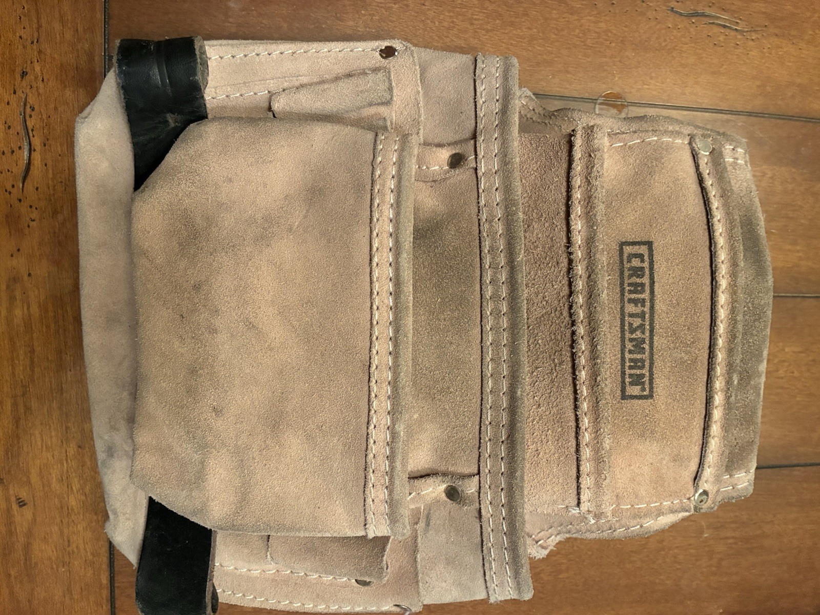 Lot Of 5 Used Leather Tool Bags, Craftsman, Klein (electrician?)