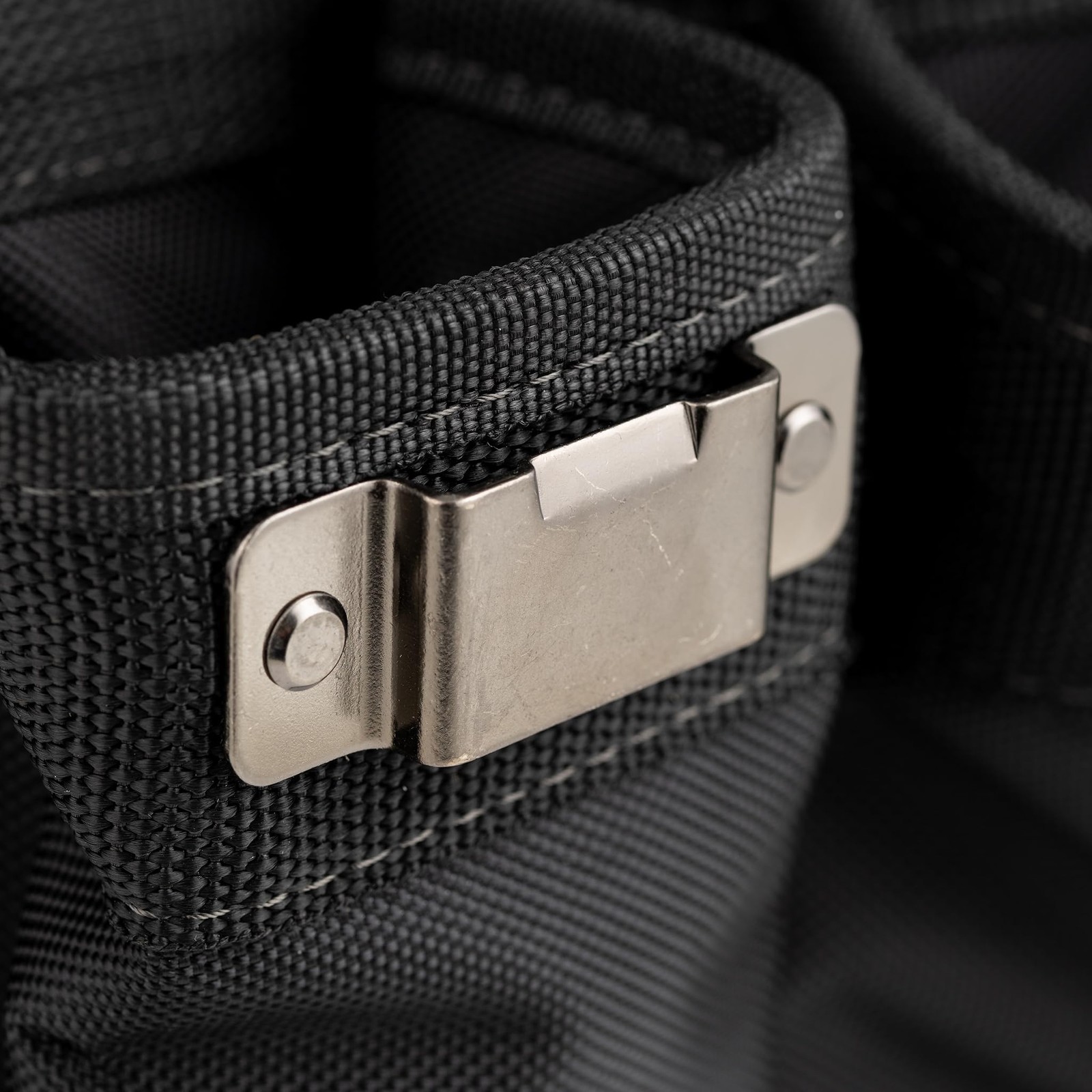 Pro Electricians Tool Pouch Black 20 Pockets Nylon Belt Clip Heavy Duty Tool Bag