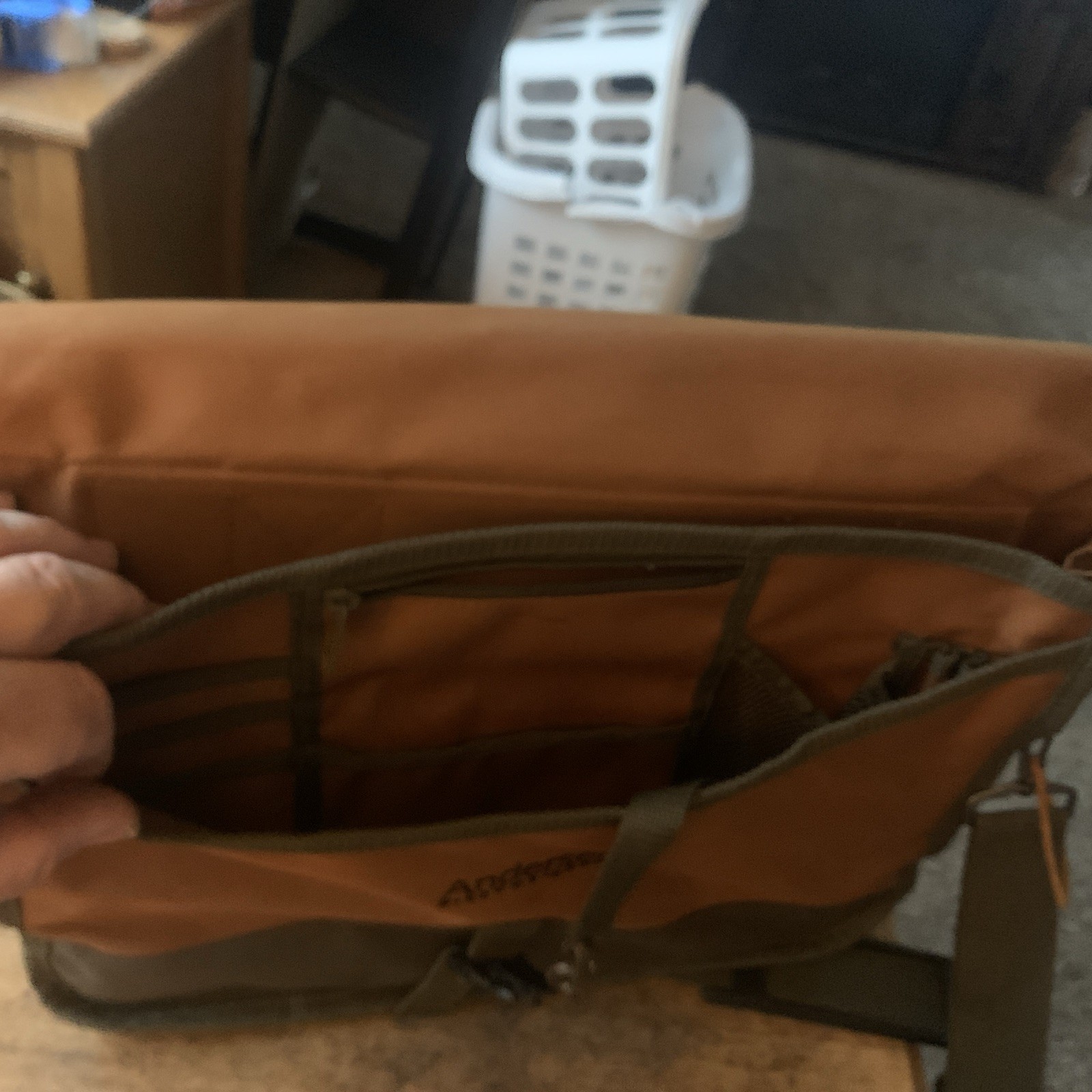 Custom Bucket Boss Canvas Tool Messenger Style Shoulder Bag Work 17x13in