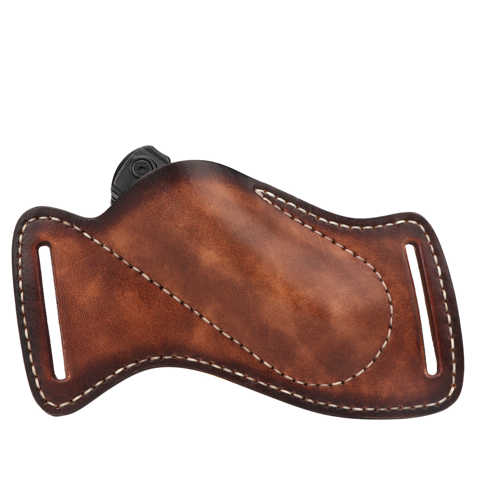 TOURBON Leather Sheath for Camping Knife – Belt Holster Pouch for EDC Pocket