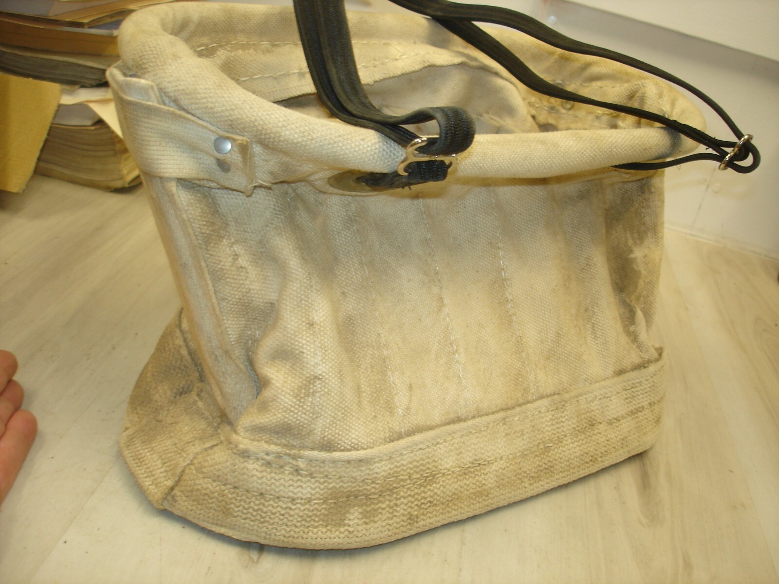 Vintage Jameson Canvas Lineman tool Bag with handle used