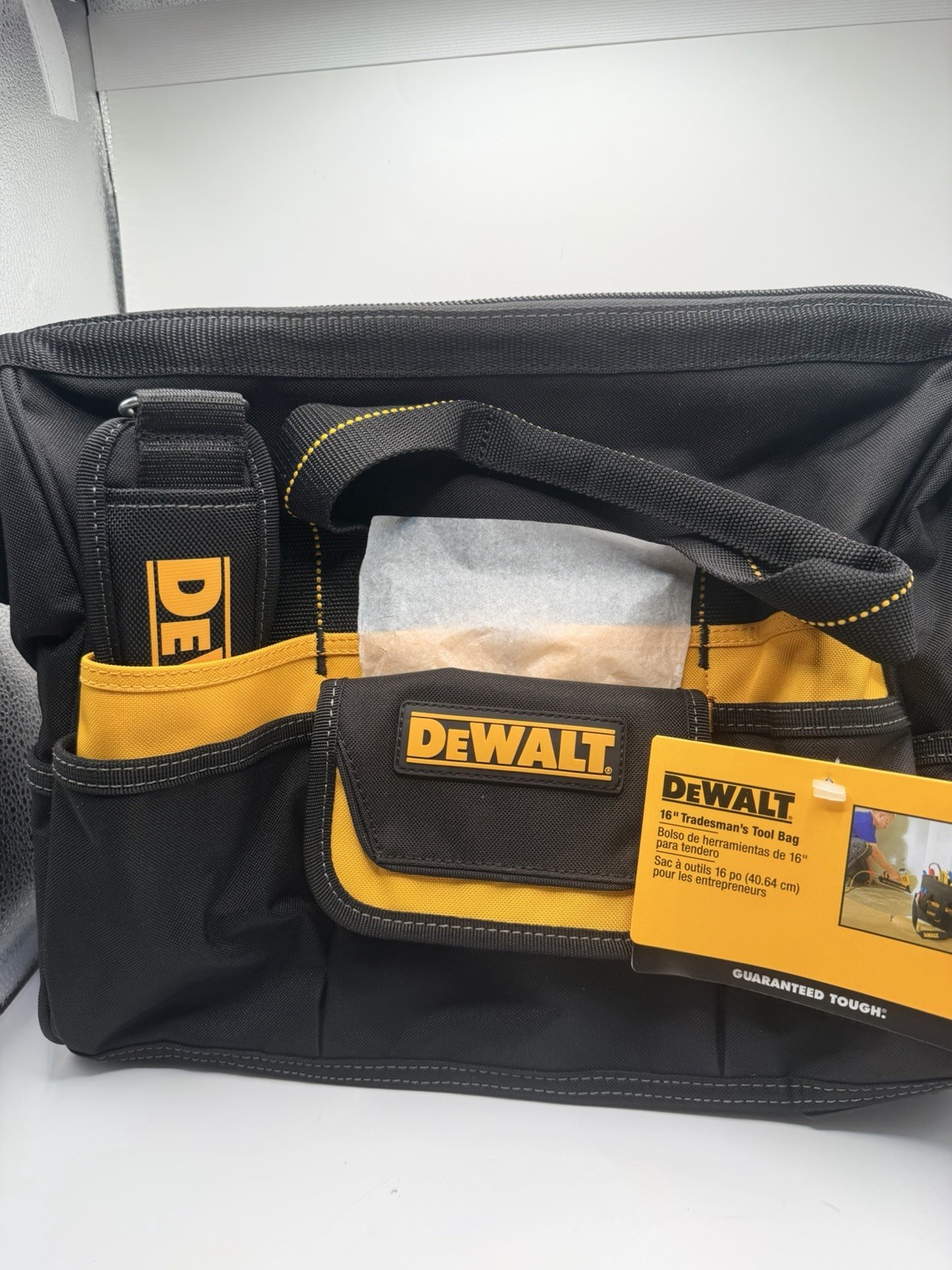 DeWalt DG5543 Tradesman Heavy Duty 16″ Tool Bag 33 Pockets Reinforced Handles