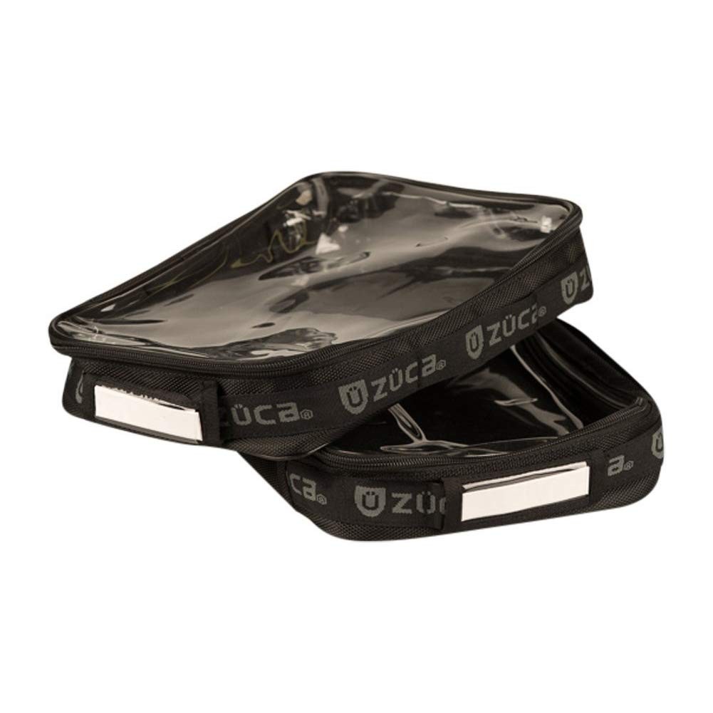 ZUCA Large Utility Pouches for Pro and Sport 11×7.5×3 Inch (Pack of 2), Black