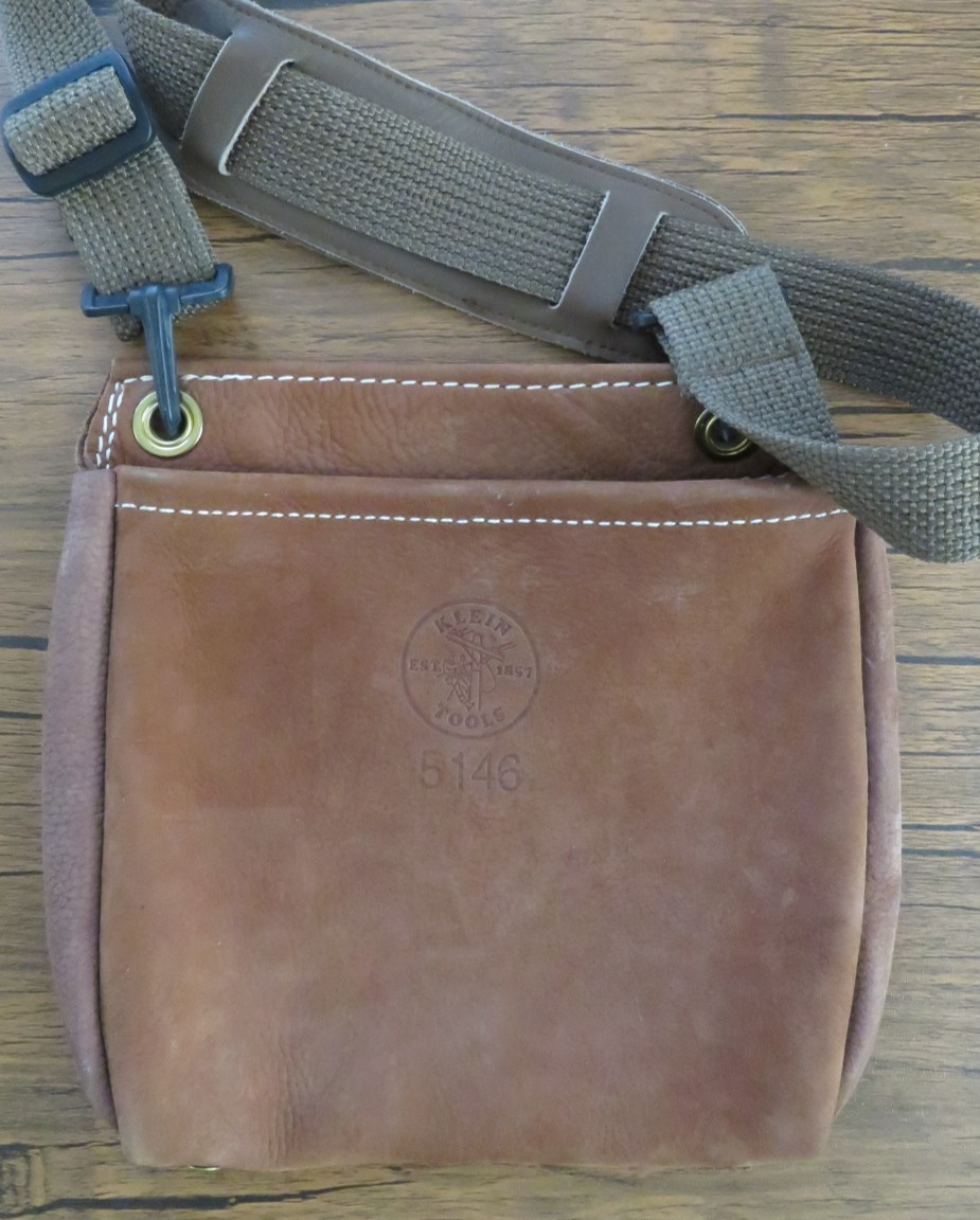Klein Tools 5146 All-Purpose Leather Bag Nice!