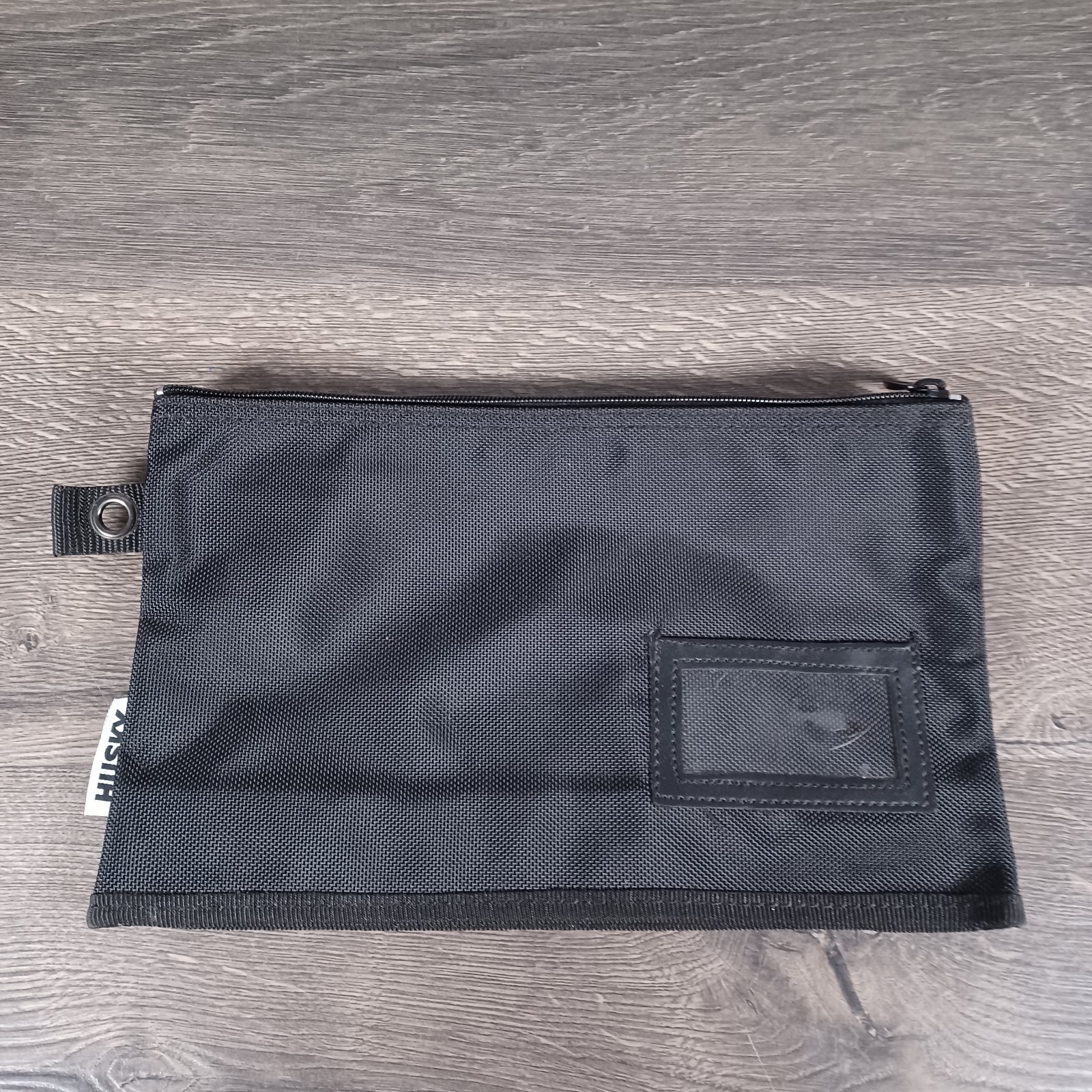 Set of 3 HUSKY Heavy Duty Zipper Document Tool Bag Water Resistant 12″ x 7.5″