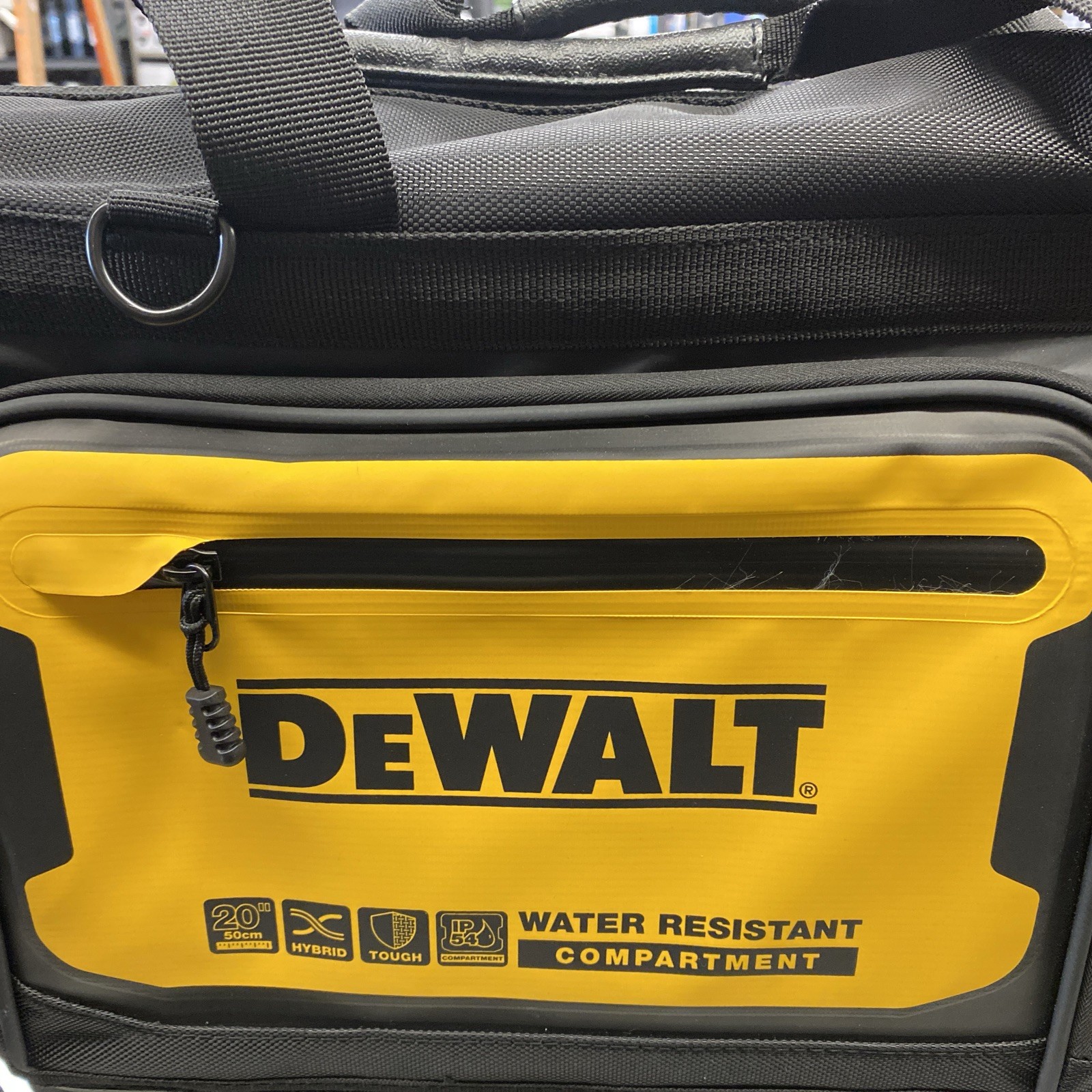 Tool Bag, Water Resistant, Hard Bottom, 20-Inch, Professional Tool Tote with Org