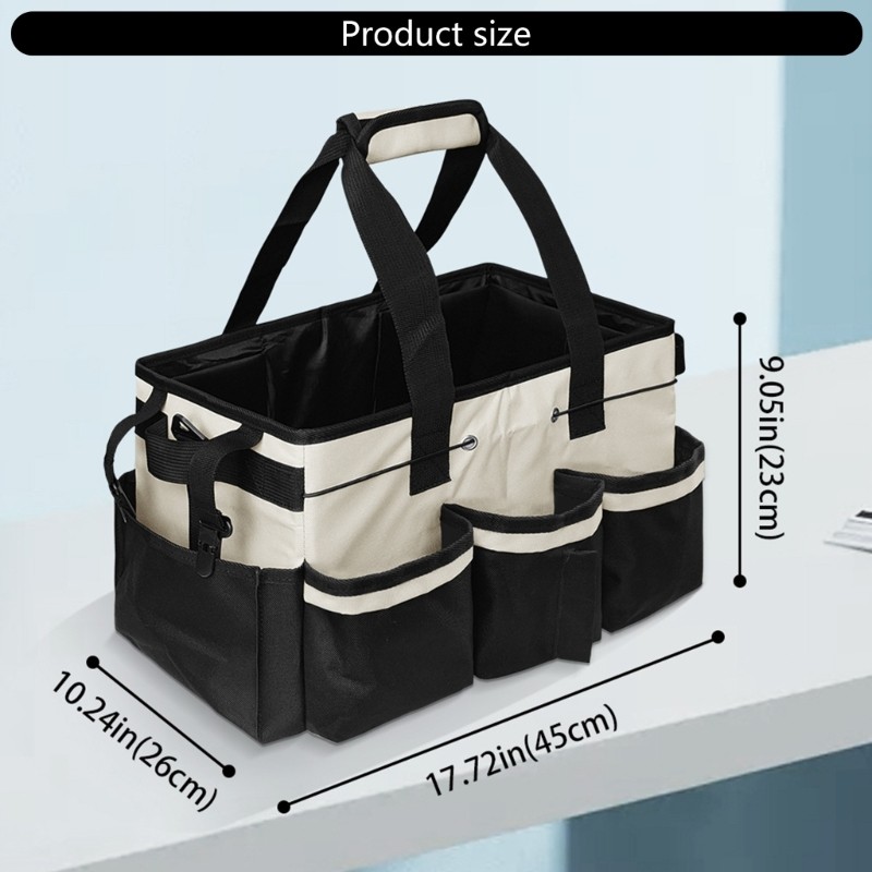 Practical Toolbag Waterproof Cleaning Tool Storage Bag for Household Use