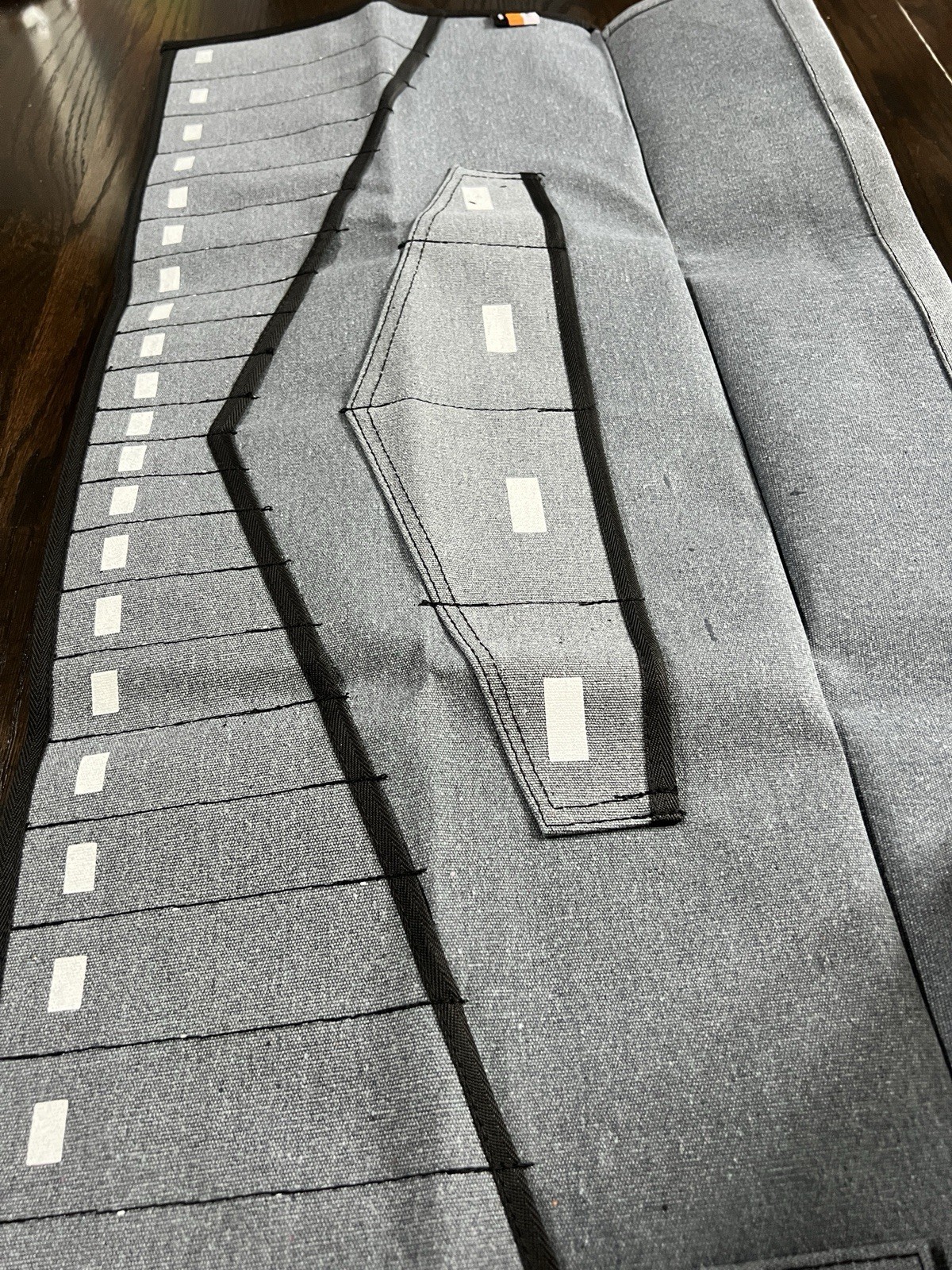 Tool Roll Organizer 26 Pockets for Wrenches, Metric & SAE Durable Cotton Canvas
