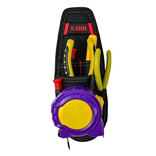 Construction Tool Holder Small Electrician’s Tool Pouch for Tool Red-1 Pack