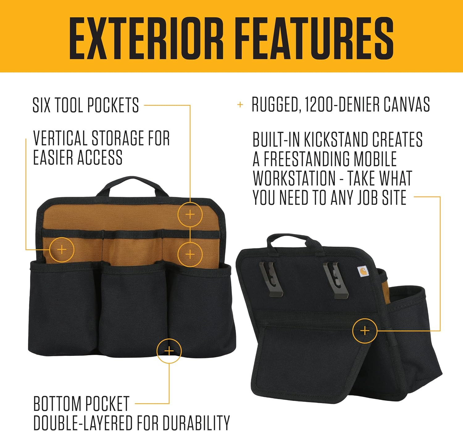 Carhartt Station Large Tool Pouch Carhartt Brown