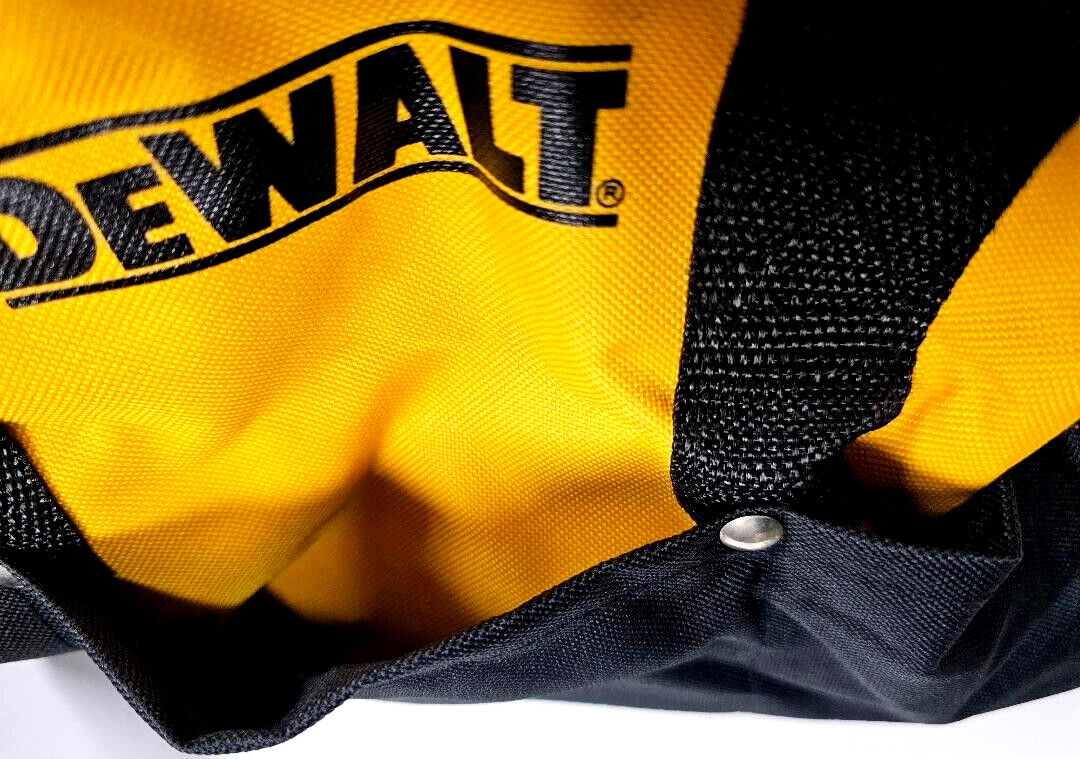2) Dewalt Tool Bag W/ RAILS Case 13″ x 10 x 9 Canvas For 20V Drill, Battery, Saw