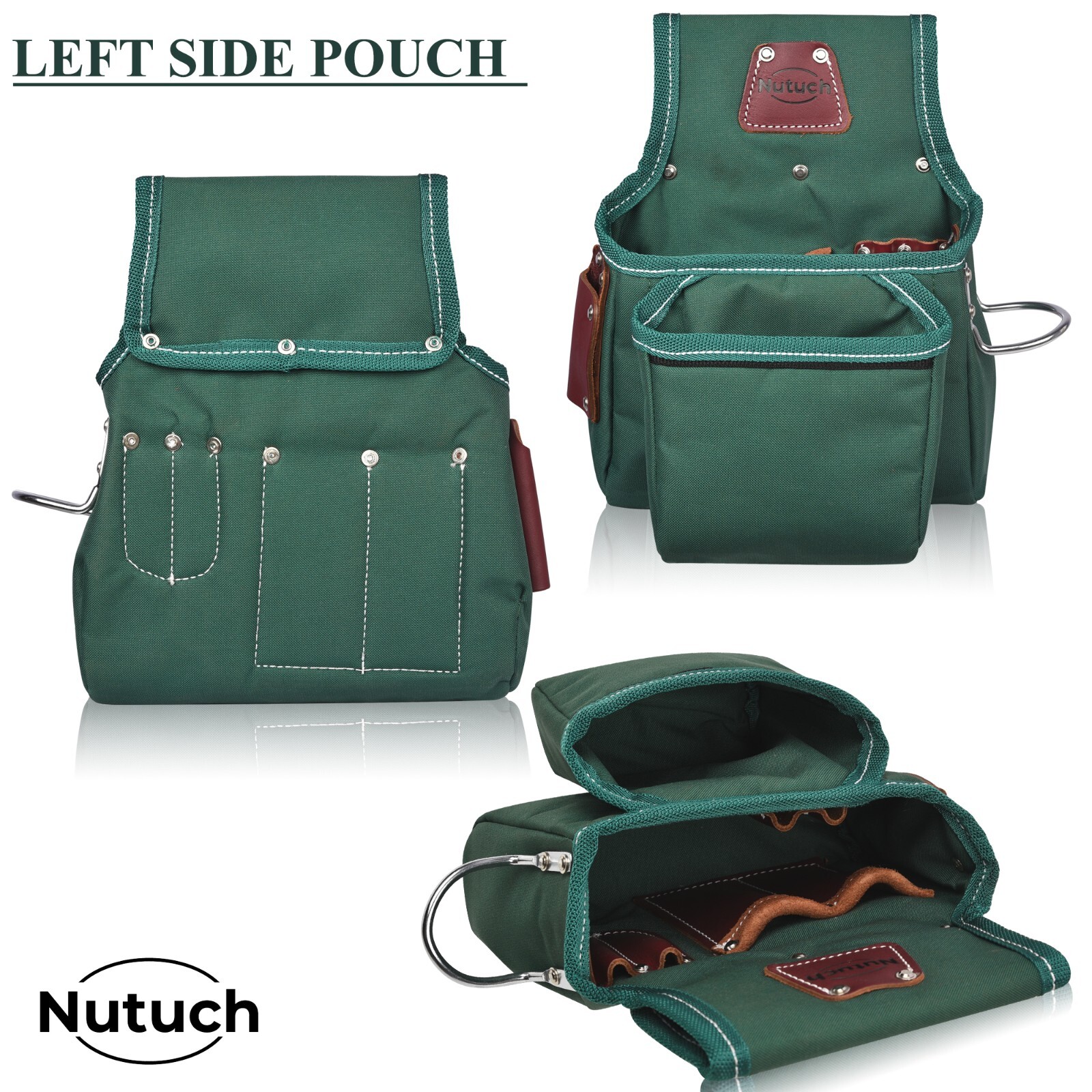 NUTUCH Nylon and Leather Tool Belt | Carpenter Tool Belts | Electrician