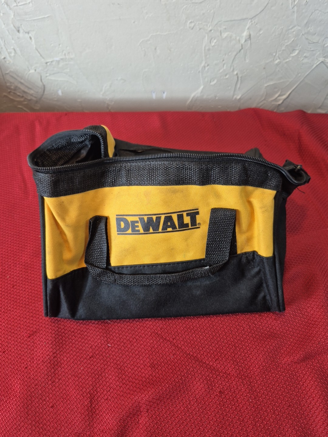 Dewalt Yellow And Black Zipper Bag