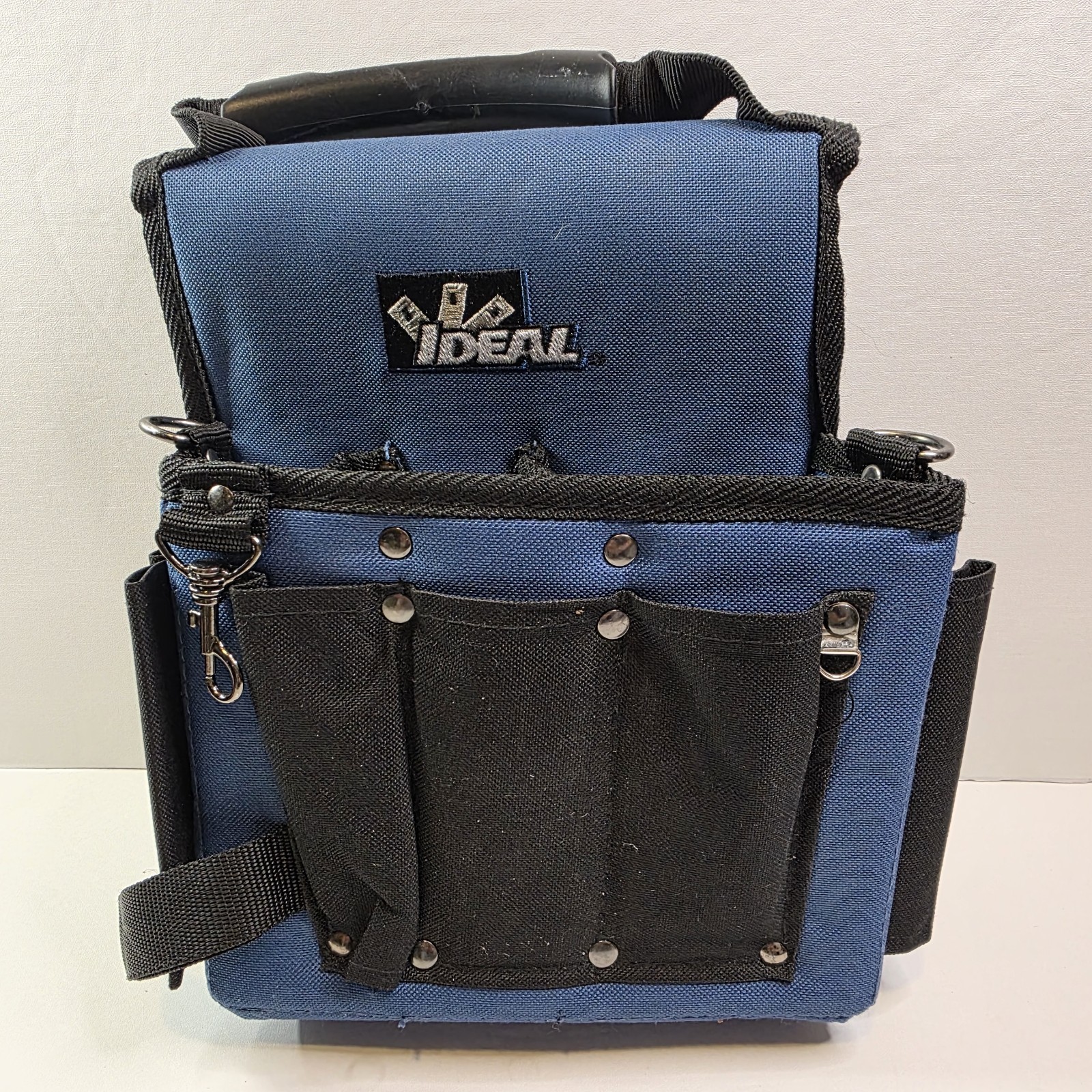 IDEAL Electrical 35-426 Journeyman Electrician’s Tote Black/Blue Multi-Ply Tool