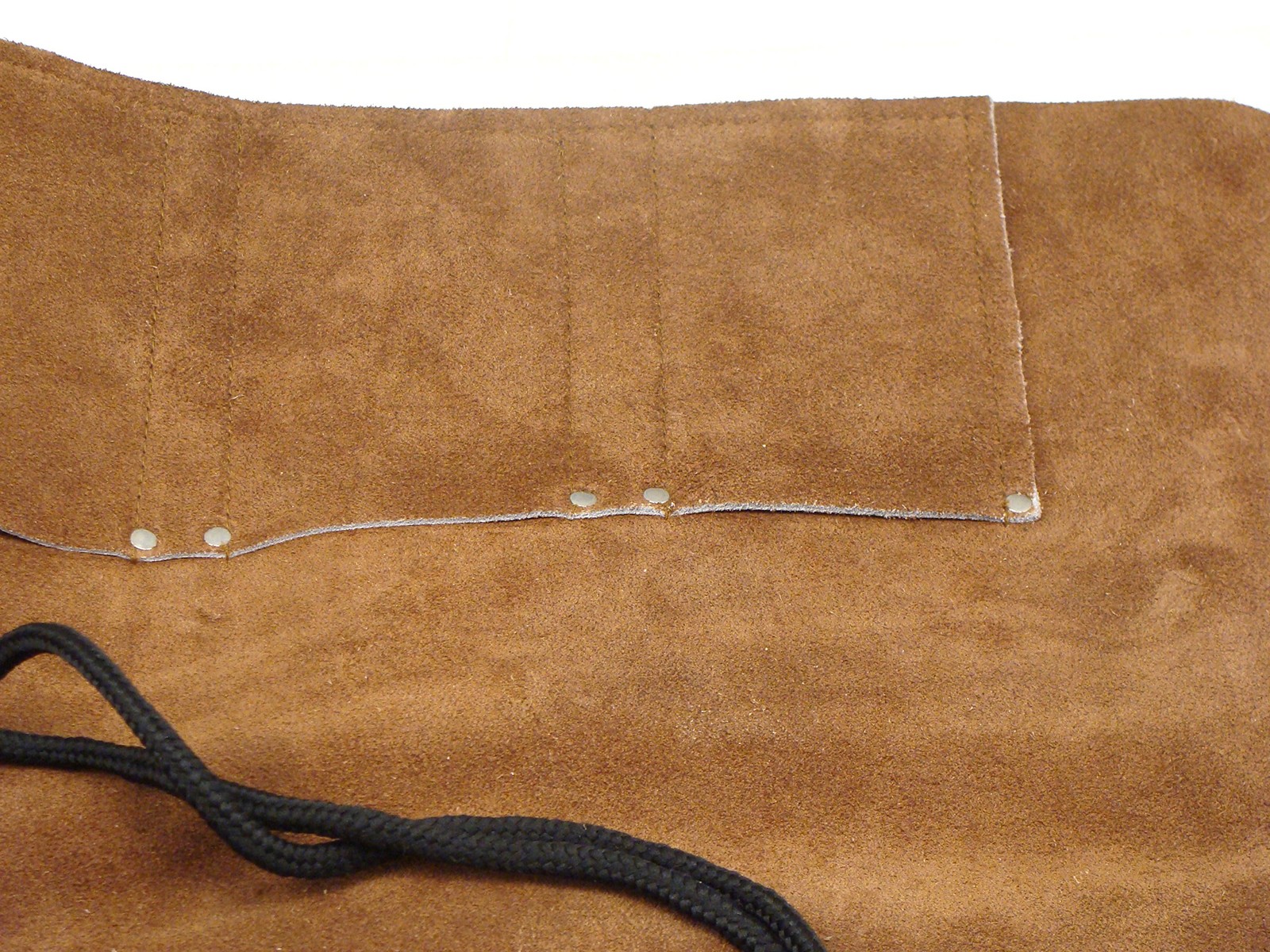 Valkyrie Toolworks 7-Pocket Suede Leather Tool Roll Up Bag – Leather Tool