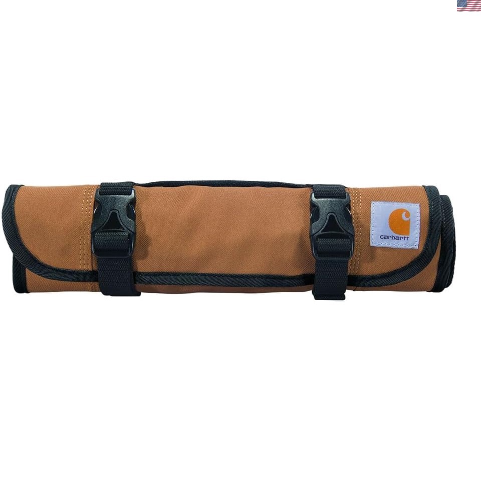 Carhartt 18-Pocket Water-Resistant Tool Roll Bag – Durable Organization Solution
