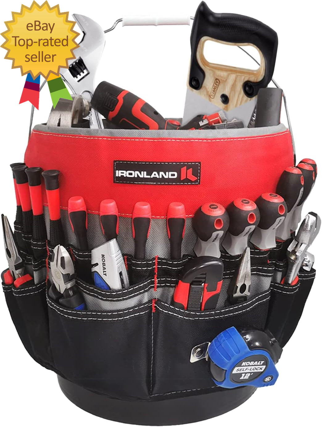 Bucket Tool Organizer Fit 3.5-5 Gallon Bucket 51 Pockets | Bucket Tool Caddy