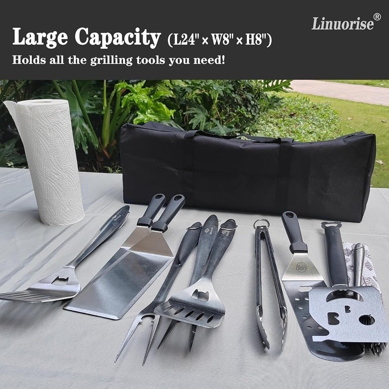 BBQ Tool Storage Bag Waterproof Durable Carry Bag Camping Outdoor Cookout New