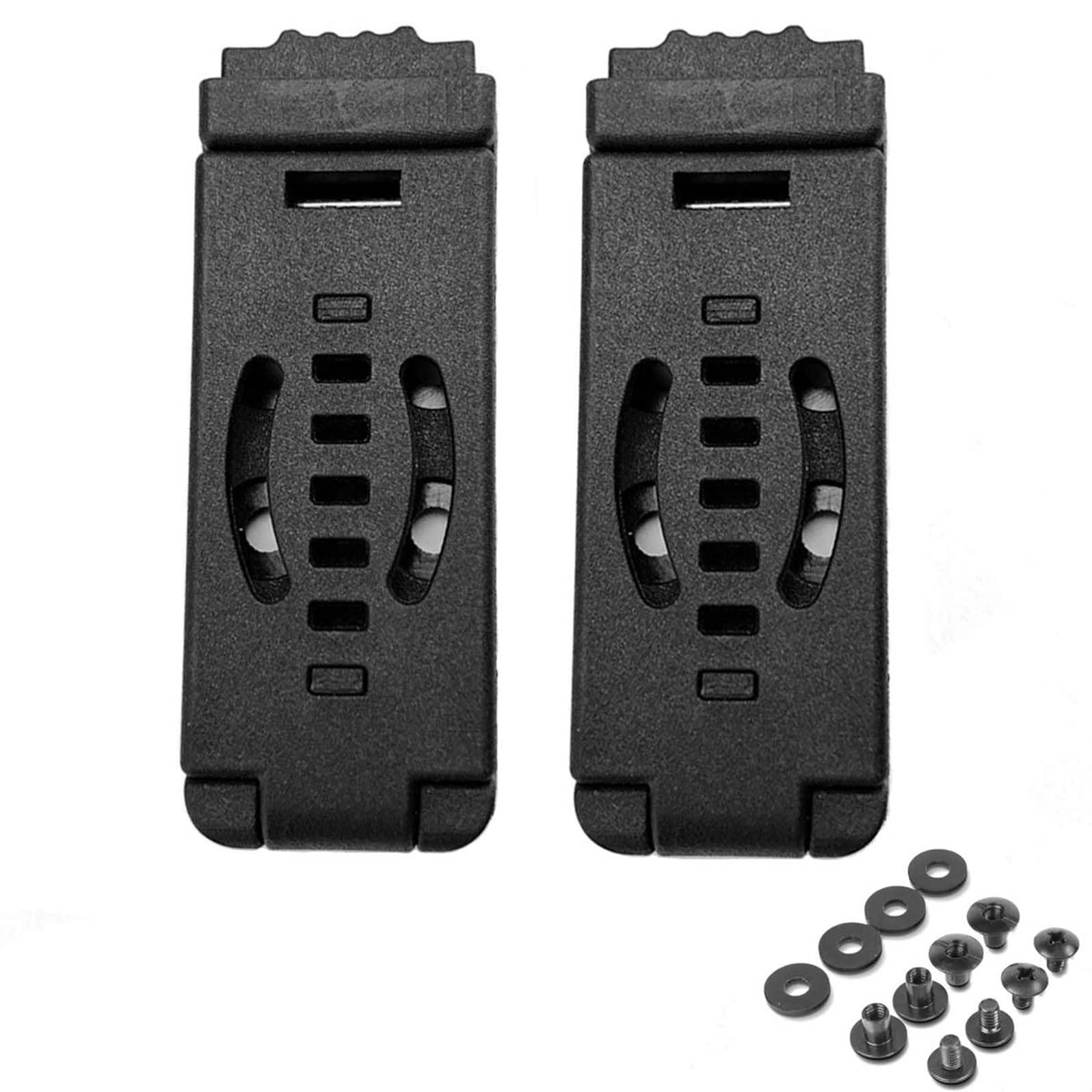 2-Pack Tactical Clip Holster – Universal Kydex Belt Sheath with EDC, Camping …