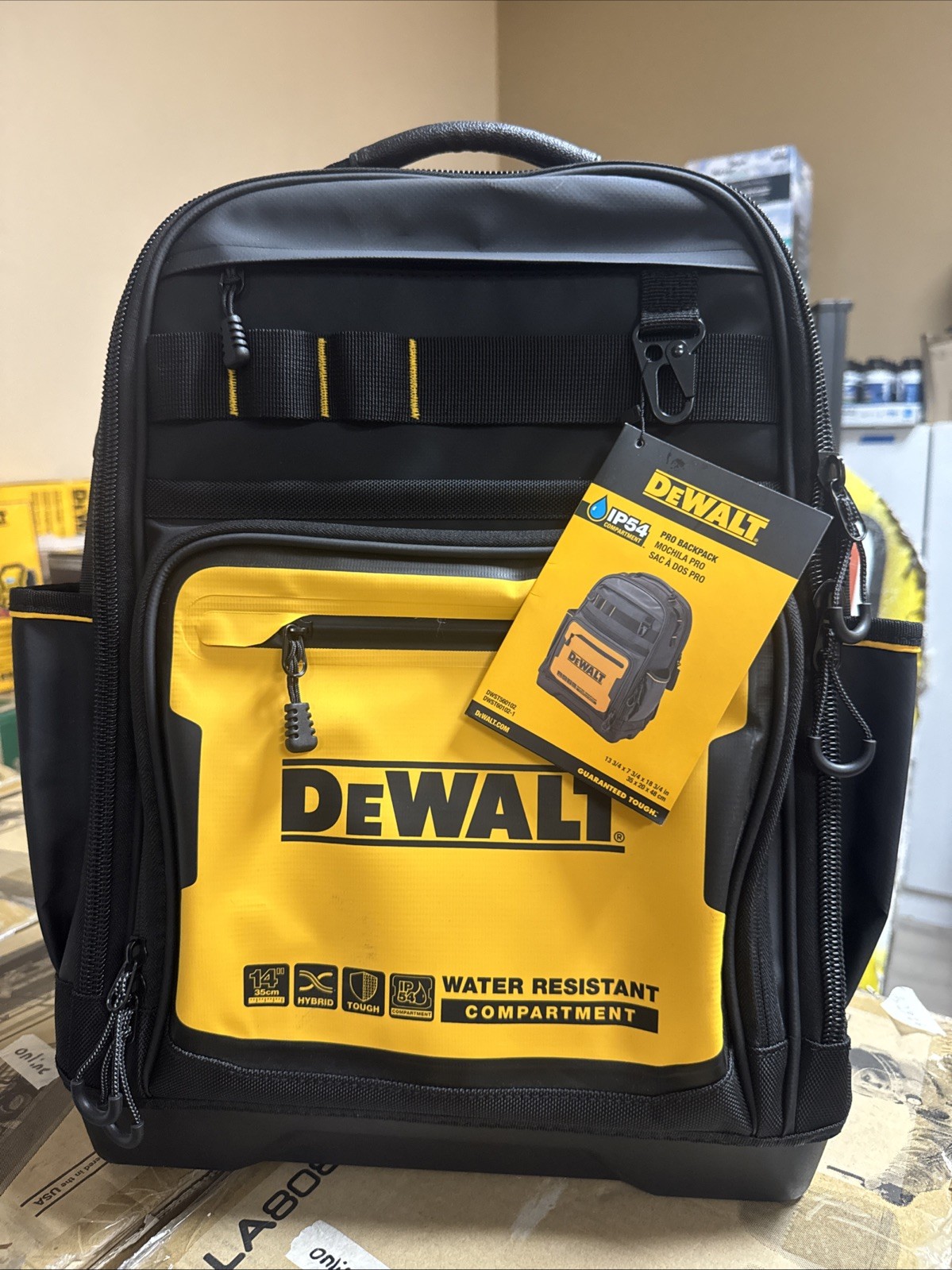 DEWALT Tool Backpack, Tool Storage and Organization, Durable and Water Resistant