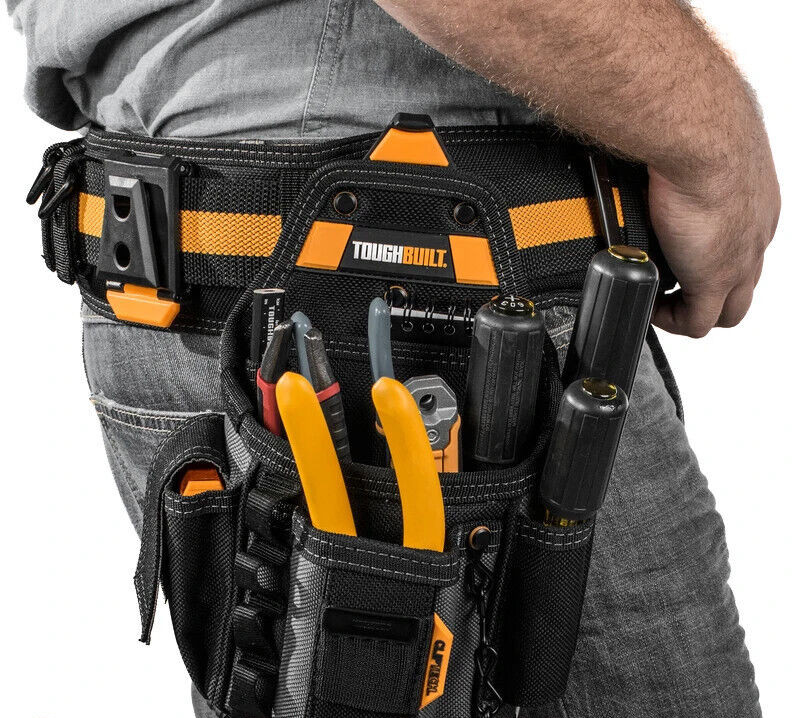 TOUGHBUILT TB-CT-150 ClipTech Hubs 3-Piece Set for Bags Pouches Tool Belt Work