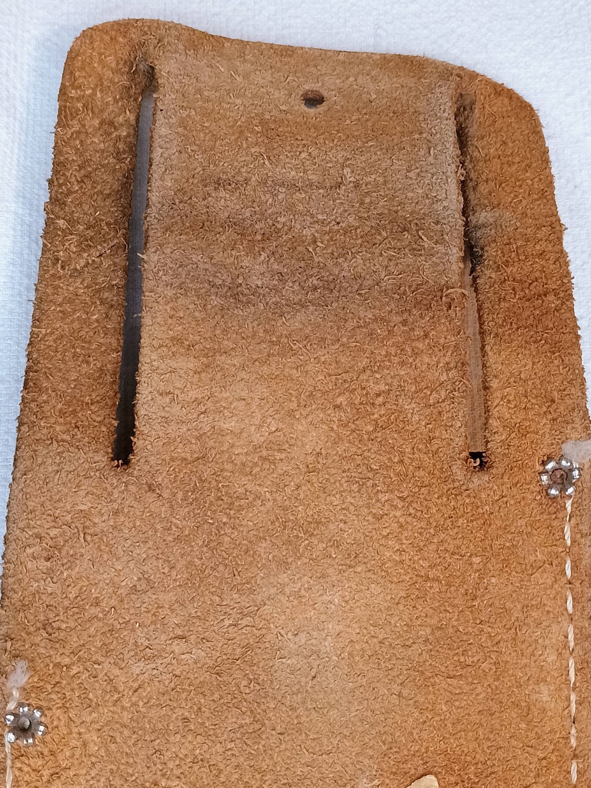 2 – NICHOLAS TOOL HOLDER MODEL No. 58 top grain cowhide Made In USA