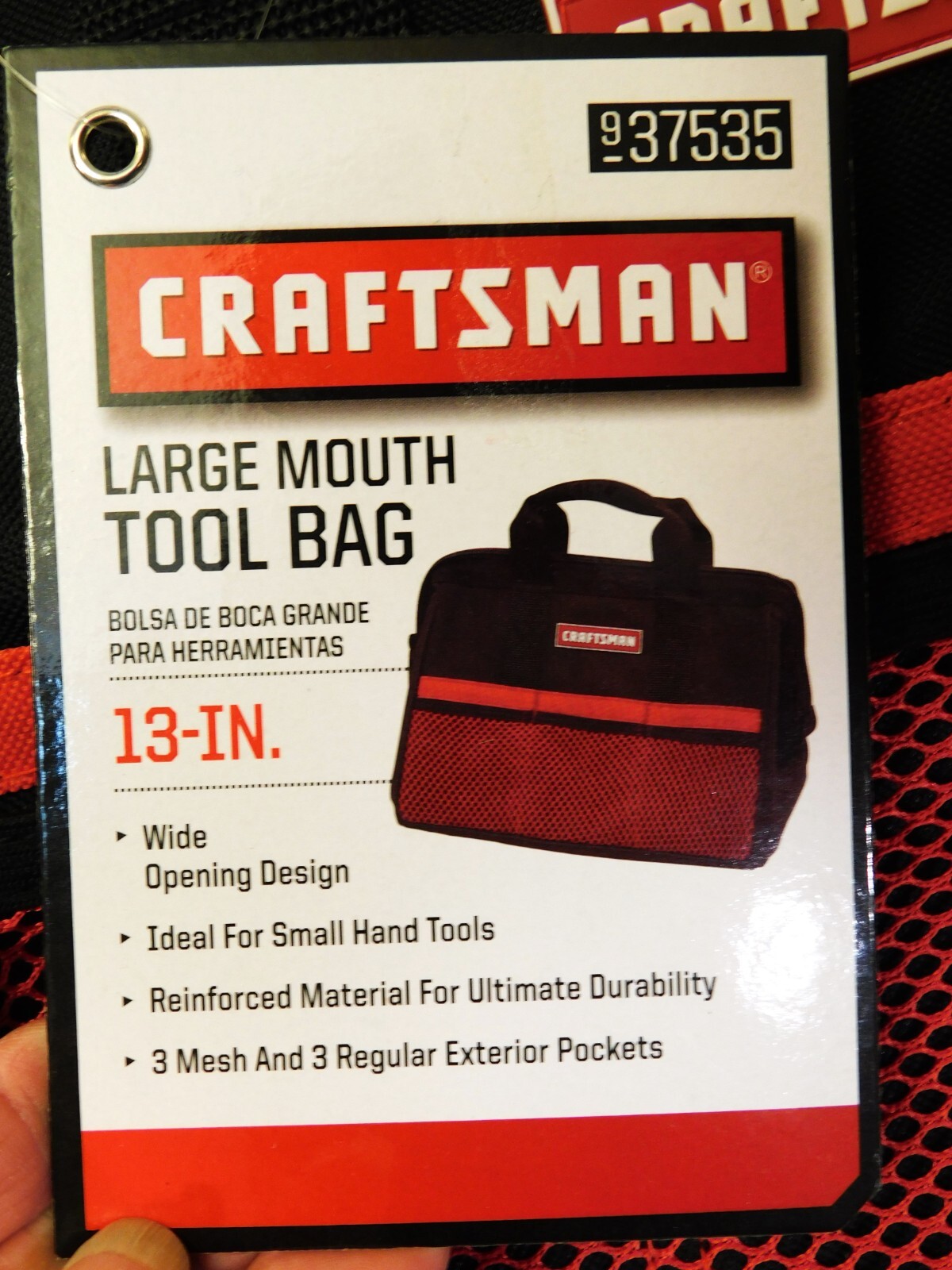NEW Craftsman Soft Tool Bag 13″ Wide Mouth w/3 Pockets