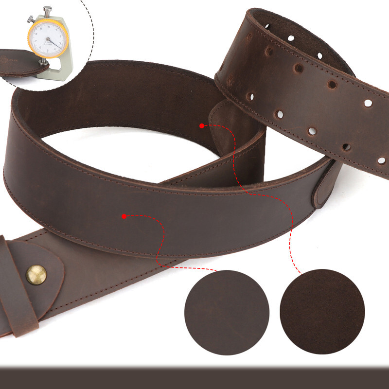 Leather Tools Holster Carry Work Belt 2″ Double Roller Buckle Rig Belt-Xmas Gift