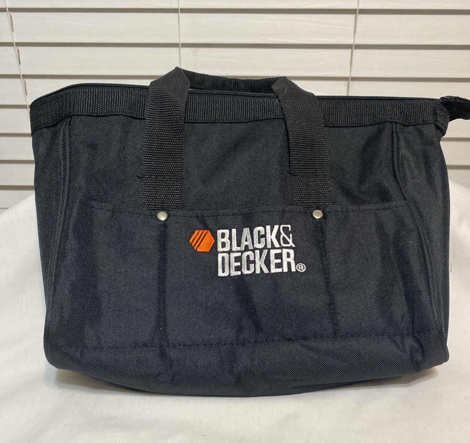 Black & Decker Canvas Tool Bag 13 x 9 x 3 Inches